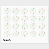 Klassieke ronde stickers (Vel)