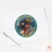 Klassieke ronde stickers (Envelop)