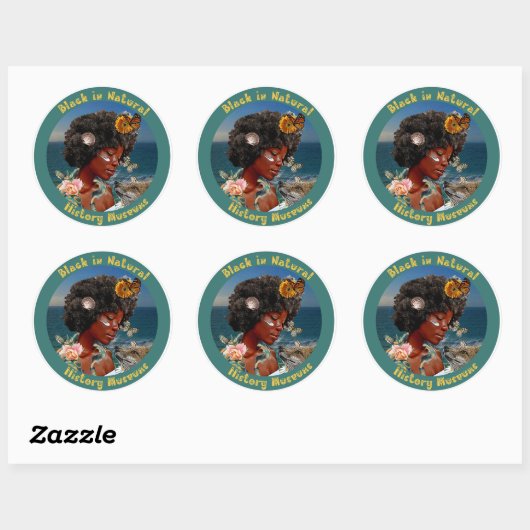 Klassieke ronde stickers (Vel)
