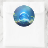 Klassieke ronde stickers (Tas)