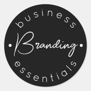 Klassieke ronde stickers