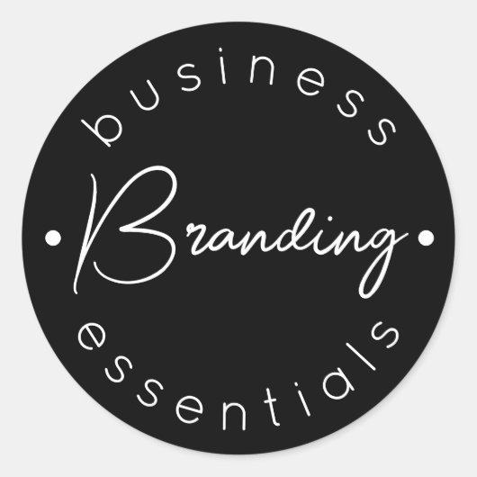 Klassieke ronde stickers (Voorkant)