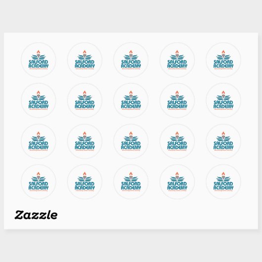 KLASSIEKE RONDE STICKERS (Vel)