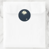 Klassieke ronde stickers (Tas)