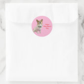 Klassieke ronde stickers (Tas)