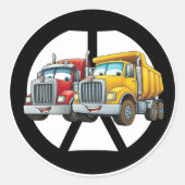 Klassieke ronde stickers (Voorkant)