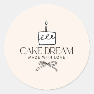 Klassieke ronde stickers