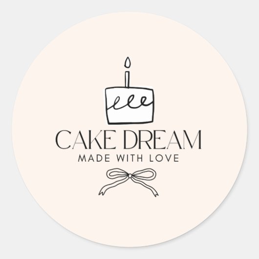 Klassieke ronde stickers (Voorkant)