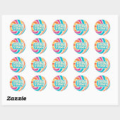 Klassieke Ronde Stickers (Vel)