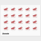Klassieke Ronde Stickers (Vel)