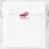 Klassieke Ronde Stickers (Tas)