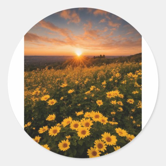 Klassieke Ronde Stickers (Voorkant)