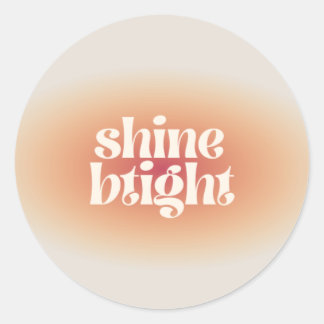 Klassieke ronde stickers