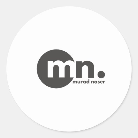 KLASSIEKE RONDE STICKERS (Voorkant)