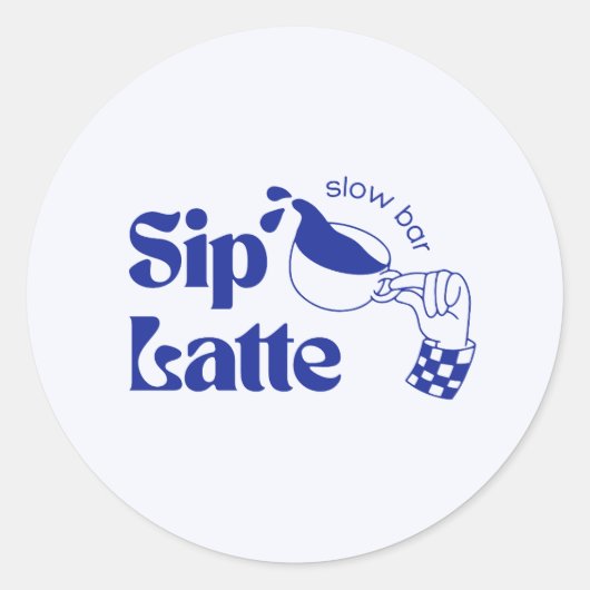 Klassieke ronde stickers  (Voorkant)