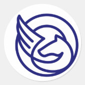 Klassieke ronde stickers (Voorkant)