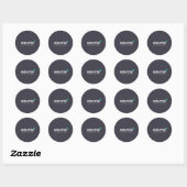 Klassieke Ronde Stickers (Vel)