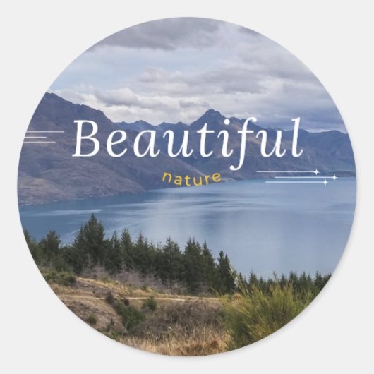 Klassieke Ronde Stickers (Voorkant)