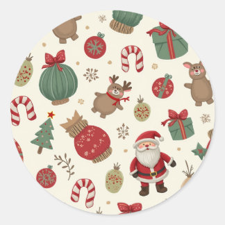 Klassieke ronde stickers