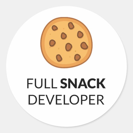 Klassieke ronde stickers (Voorkant)