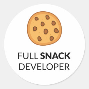 Klassieke ronde stickers