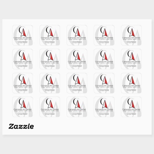Klassieke ronde stickers (Vel)