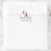 Klassieke ronde stickers (Tas)