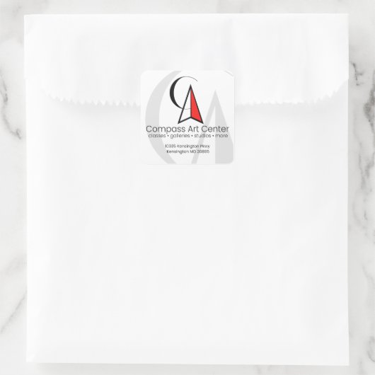 Klassieke ronde stickers (Tas)