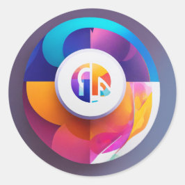 Klassieke ronde stickers