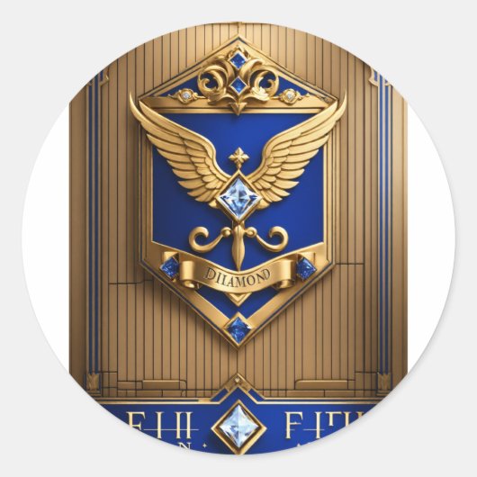 Klassieke ronde stickers (Voorkant)