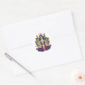 Klassieke ronde stickers (Envelop)