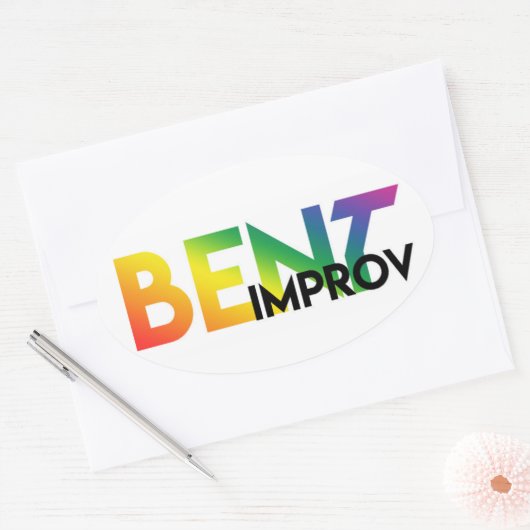 Klassieke ronde stickers (Envelop)