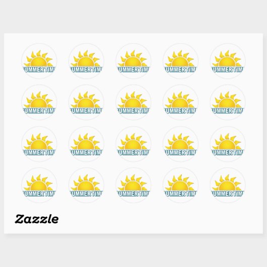 KLASSIEKE RONDE STICKERS (Vel)