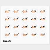 KLASSIEKE RONDE STICKERS (Vel)