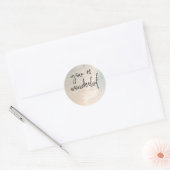 Klassieke Ronde Stickers (Envelop)
