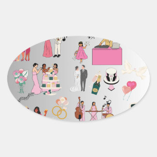 Klassieke ronde stickers