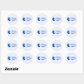 Klassieke ronde stickers (Vel)