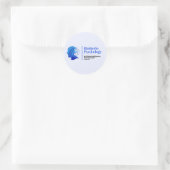 Klassieke ronde stickers (Tas)