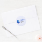 Klassieke ronde stickers (Envelop)