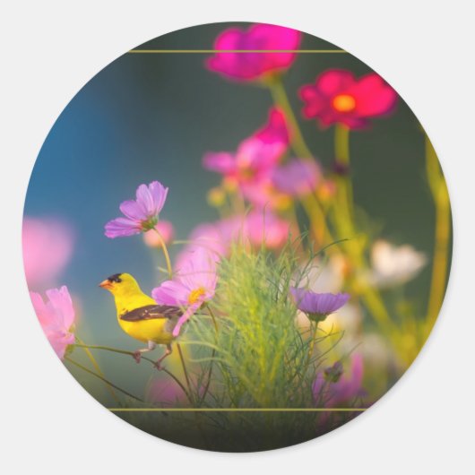 Klassieke ronde stickers (Voorkant)