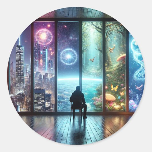 Klassieke ronde stickers (Voorkant)