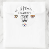 Klassieke ronde stickers (Tas)