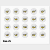 Klassieke Ronde Stickers (Vel)