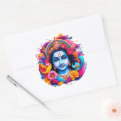 Klassieke ronde stickers (Envelop)