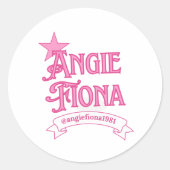 Klassieke ronde stickers 3 inch (Voorkant)