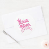 Klassieke ronde stickers 3 inch (Envelop)