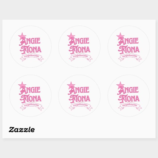 Klassieke ronde stickers 3 inch (Vel)