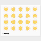 Klassieke Ronde Stickers (Cute Design) (Vel)