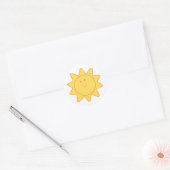 Klassieke Ronde Stickers (Cute Design) (Envelop)