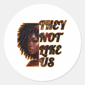 Klassieke Ronde Stickers – Zij Zijn Ons Niet Goed